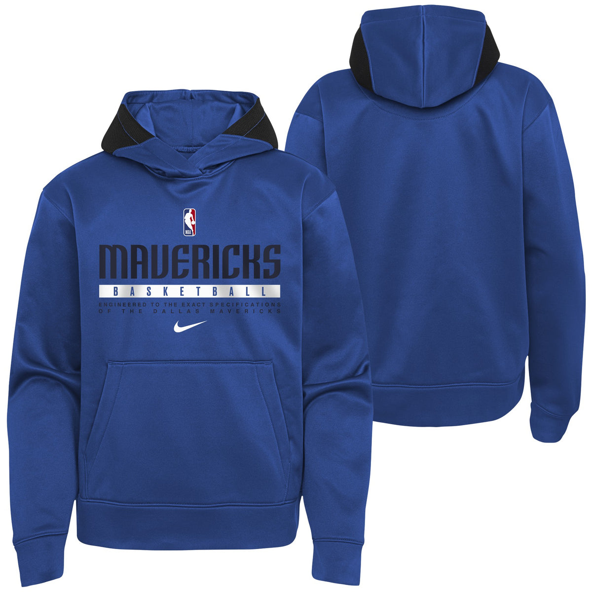Nike Youth Nike Royal Golden State Warriors Spotlight Performance Pullover  Hoodie
