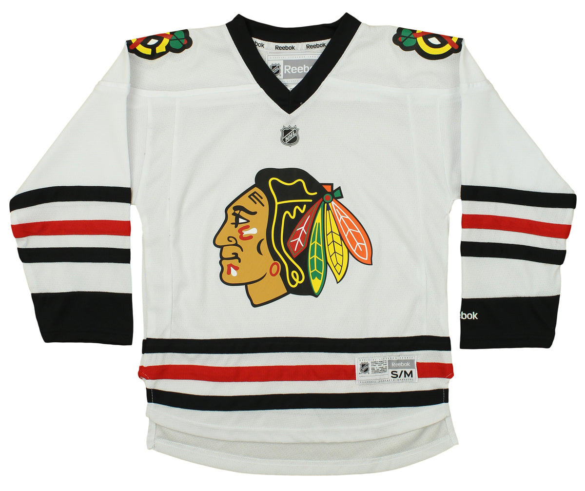 Reebok - 【Reebok】NHL Blackhawks ホッケーゲームシャツ A-3780 Reebok NHL Chicago Blackhawks Red Youth L/XL Hockey Jersey