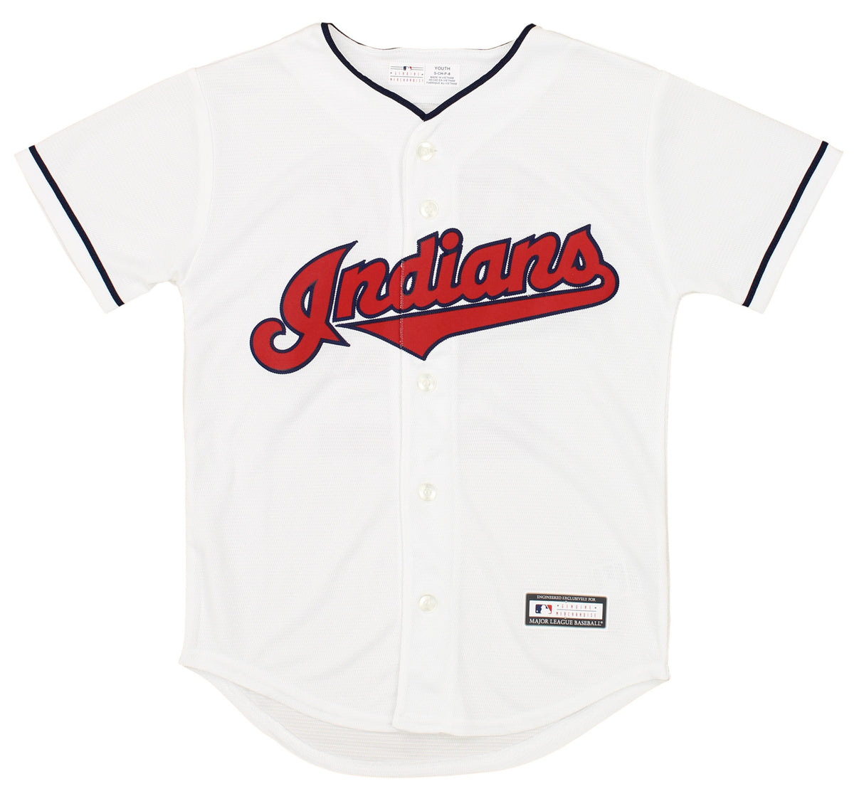  MLB Boys' Cleveland Indians Button Down Replica