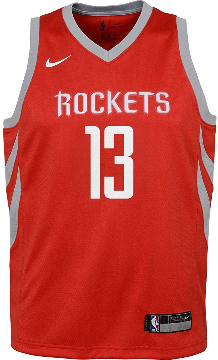 Nike NBA Basketball Youth Boys Houston Rockets James Harden Swingman I –  Fanletic