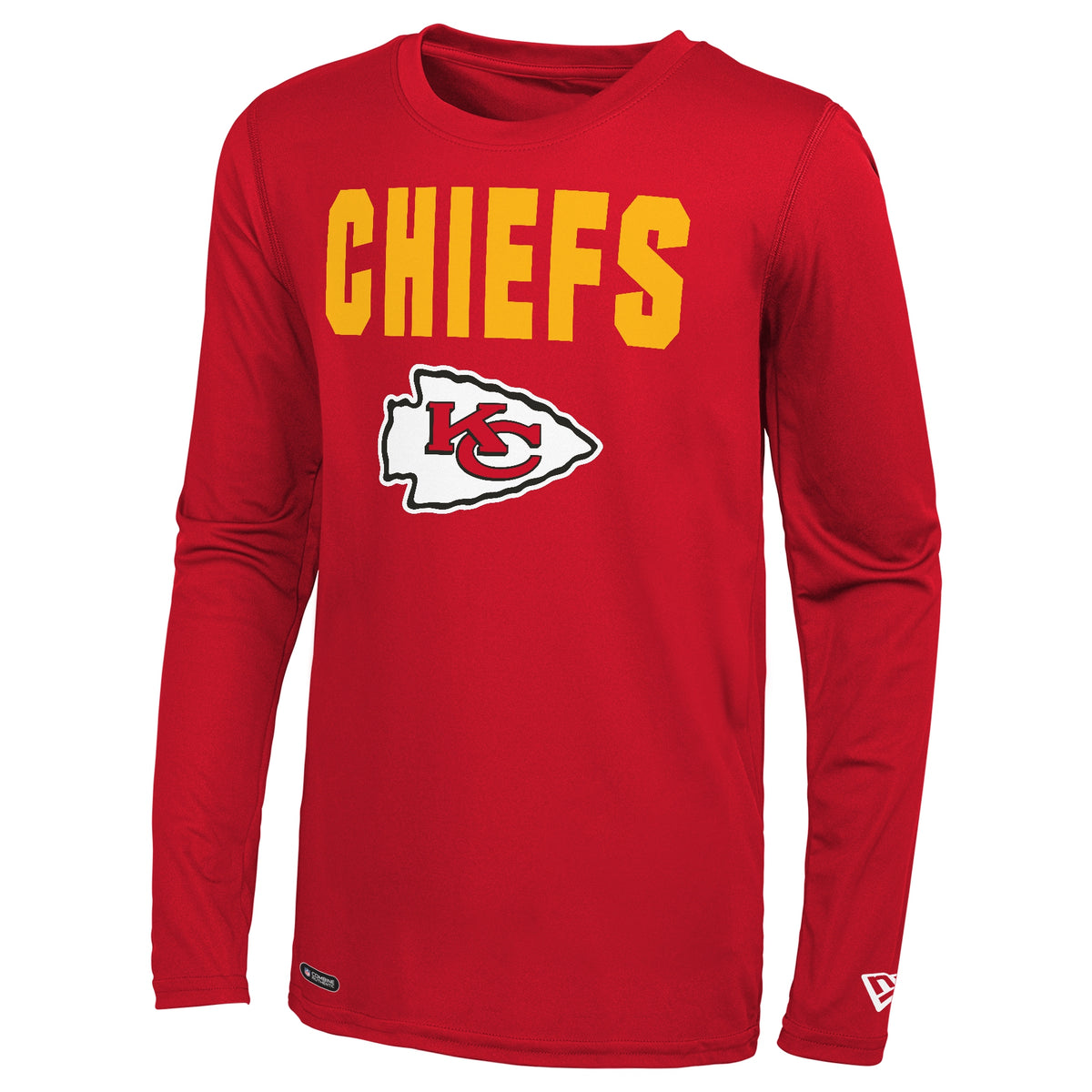 New Era NFL Men's Kansas City Chiefs 50 Yard Line Long Sleeve Poly Dri –  Fanletic