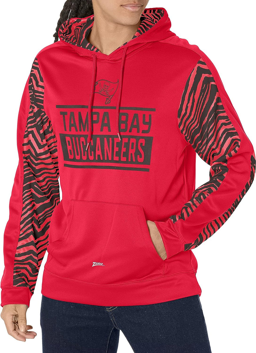 Zubaz NFL Men's Tampa Bay Buccaneers Team Color Camo Back Panel Hoodie –  Fanletic