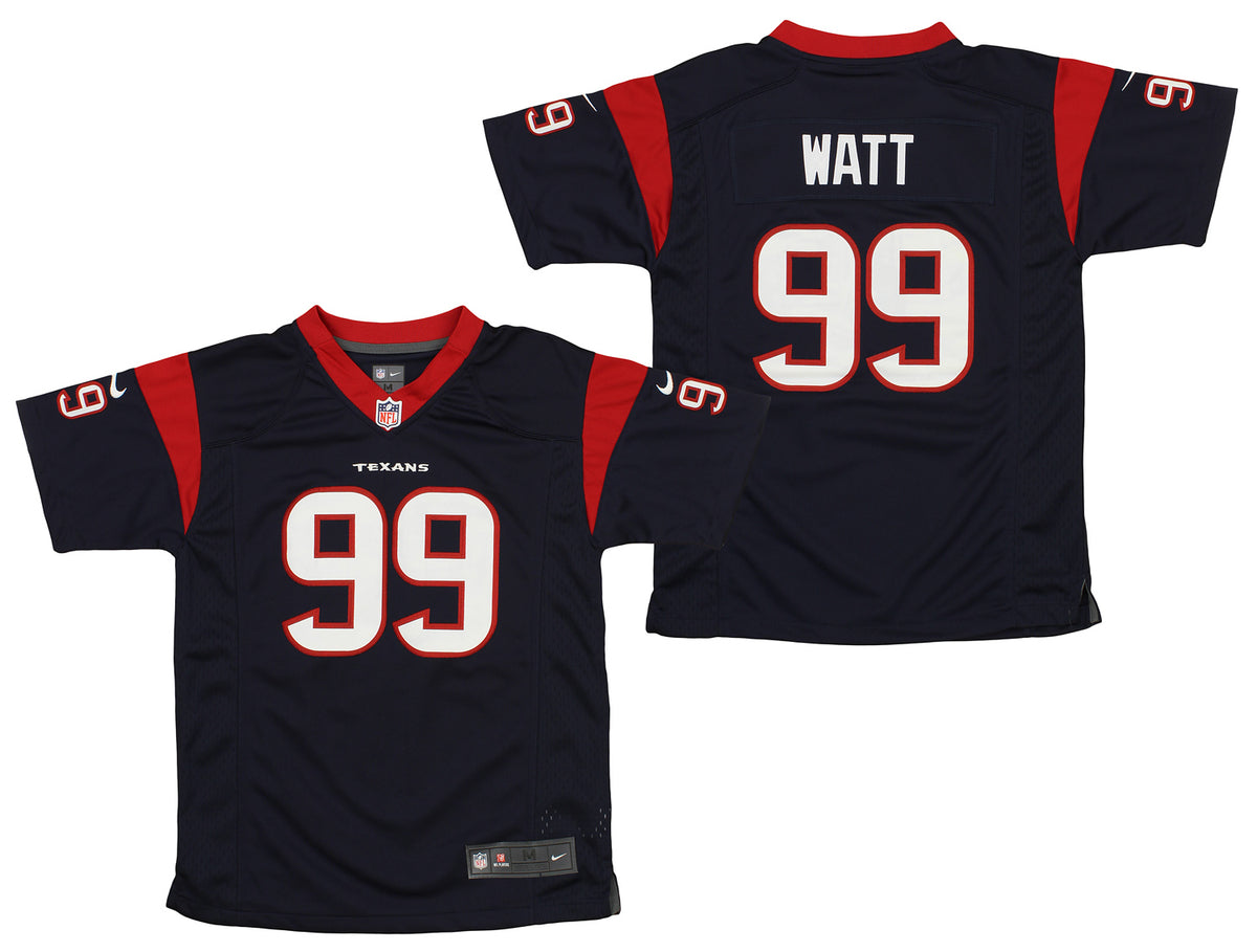 NFL Team Apparel JJ Watt Houston Texans NFL Red Jersey Youth Size Medium  10-12