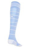 Adidas MLS Adult Sporting Kansas City Classic Cushioned Soccer Socks, Blue/White