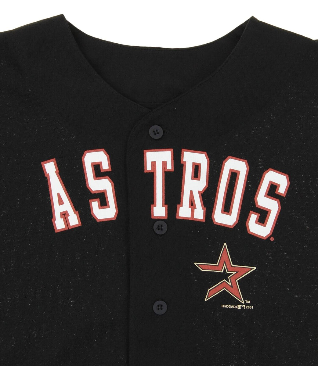 Adidas Houston Astros Screen Print Baseball Jersey - Girls