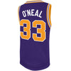 Original Retro Brand NCAA Men's LSU Tigers #33 Shaquille O'Neal Tackle Twill Jersey, Purple