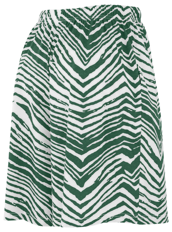 Zubaz NFL Adult Unisex Z88 Zebra Short for Men and Women, New York Jets