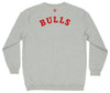 FISLL NBA Men's Chicago Bulls Sweatshirt Top, Gray