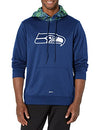 Zubaz NFL Men's Seattle Seahawks Team Color Camo Back Panel Hoodie