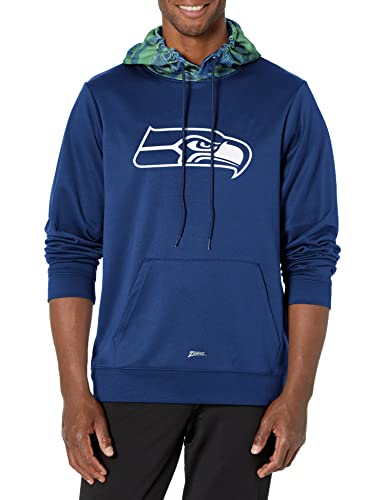 Zubaz NFL Men's Seattle Seahawks Team Color Camo Back Panel Hoodie –  Fanletic