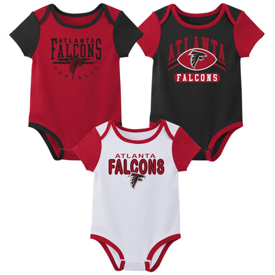 Outerstuff NFL Infant Unisex Atlanta Falcons Variety 3-Pack Set