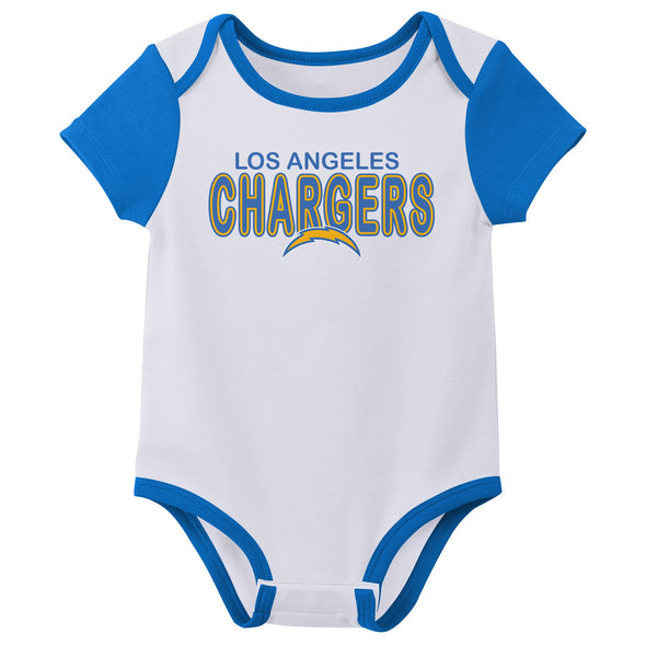 Outerstuff NFL Infant Unisex Los Angeles Chargers Variety 3-Pack Set