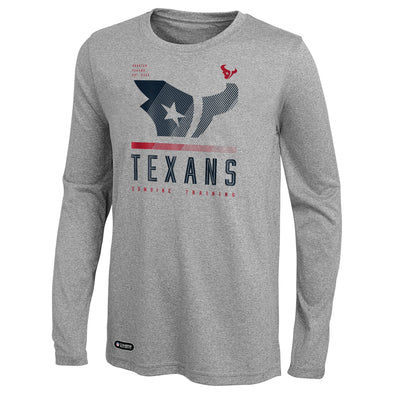 Outerstuff NFL Men's Houston Texans Red Zone Long Sleeve T-Shirt Top