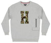 FISLL NBA Men's Houston Rockets Camo Chenille Applique Sweater