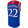 Original Retro Brand NCAA Men's Kansas Jayhawks #22 Andrew Wiggins Tackle Twill Jersey