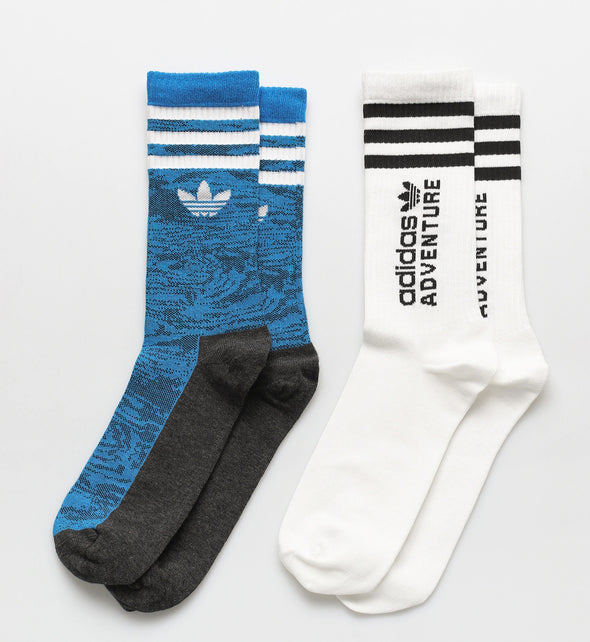 Adidas Originals Men's Adventure Crew Socks, 2 Pairs