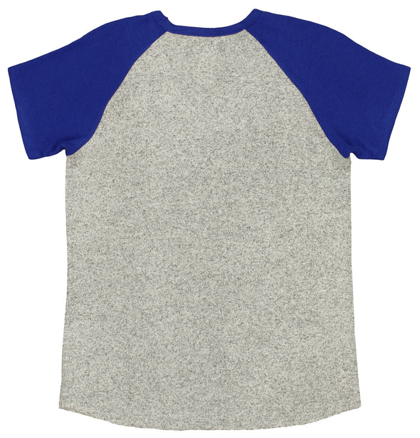 Outerstuff NHL Youth Girls St. Louis Blues Dolman Style Short Sleeve T-Shirt