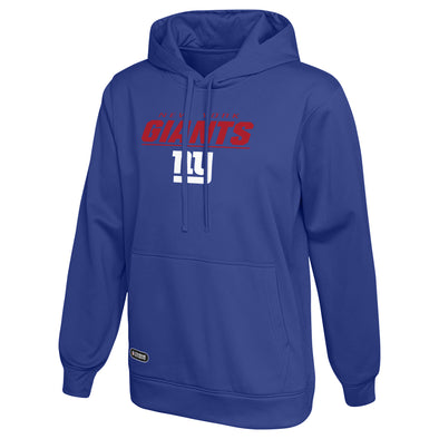 Outerstuff NFL Men's New York Giants Stated Pullover Hoodie, Blue