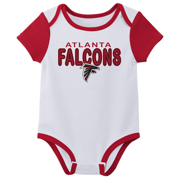 Outerstuff NFL Infant Unisex Atlanta Falcons Variety 3-Pack Set