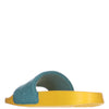 Prince Women's PALMS Slides Sandals, Teal-Orange