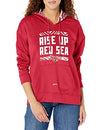 Zubaz NFL Women's Arizona Cardinals Solid Team Color Hoodie with Zebra Details