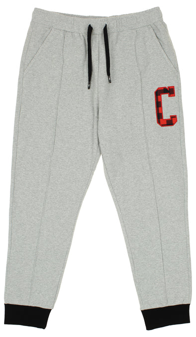 FISLL NBA Men's Chicago Bulls Jogger, Heather Gray