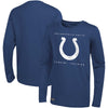 Outerstuff NFL Men's Indianapolis Colts Side Drill Long Sleeve Shirt