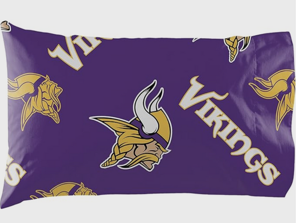 Northwest NFL Minnesota Vikings Rotary Full Bed In A Bag Set