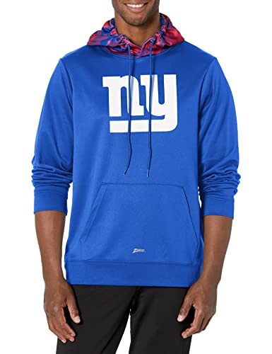 Officially Licensed NFL Zubaz Hoodie W/ Camo - New York Giants