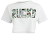 FISLL NBA Milwaukee Bucks Women's Comic Book Crop Tee Shirt