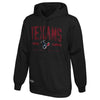 Outerstuff NFL Men's Houston Texans Coin Toss Pull Over Fleece Hoodie, Black