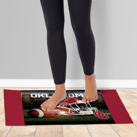 Northwest NCAA Oklahoma Sooners Gameday Washable Area Floor Rug, 20" x 32"