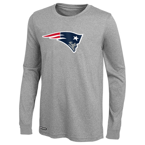 Outerstuff NFL Men's New England Patriots Primary Stadium Logo Long Sleeve Tee