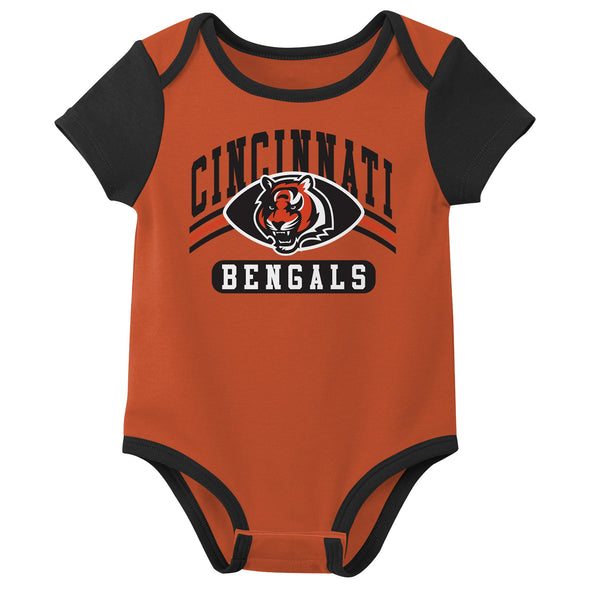 Outerstuff NFL Infant Unisex Cincinnati Bengals Variety 3-Pack Set