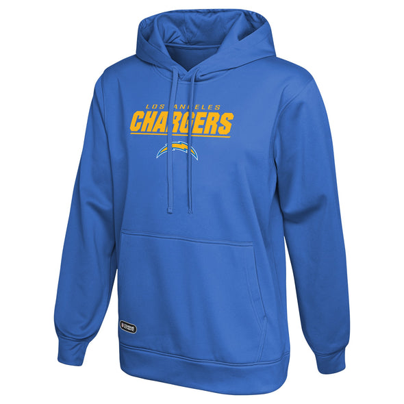 Outerstuff NFL Men's Los Angeles Chargers Stated Pullover Hoodie, Blue