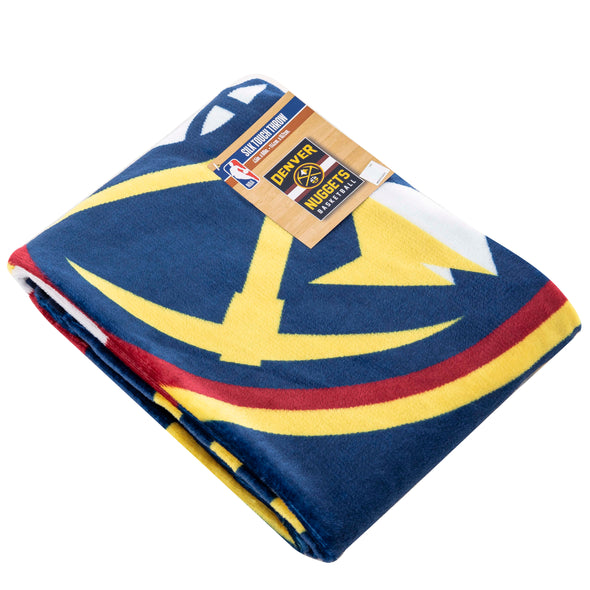 Northwest NBA Denver Nuggets Singular Silk Touch Throw Blanket, 45 X 60