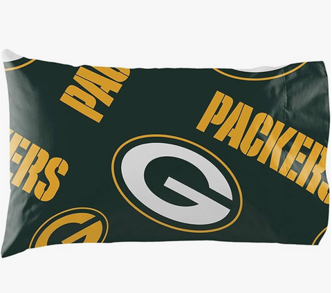 Northwest NFL Green Bay Packers Rotary Twin Bed in Bag Set