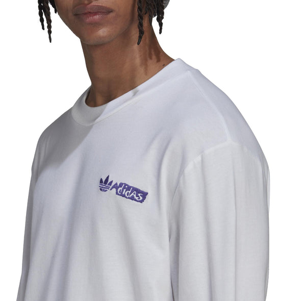 Adidas Originals Men's Long Sleeve Graphic Tee, Color Options