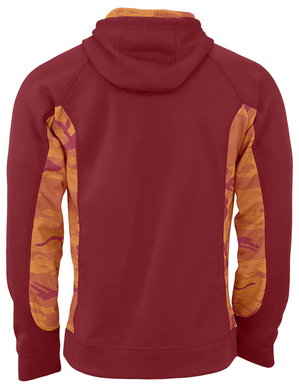 Zubaz NFL Men's Washington Commanders Elevated Hoodie With Camo Lines
