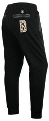 FISLL NBA Men's Milwaukee Bucks Moroccan Detail Jogger, Black