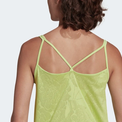 Adidas Women's Made To Be Remade Running Tank Top, Pulse Lime