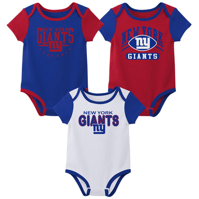 Outerstuff NFL Infant Unisex New York Giants Variety 3-Pack Set