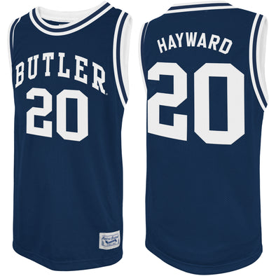 Original Retro Brand NCAA Men's Butler Bulldogs #20 Gordon Hayward Tackle Twill Jersey