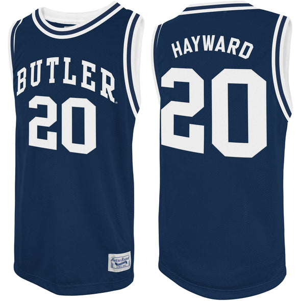 Original Retro Brand NCAA Men's Butler Bulldogs #20 Gordon Hayward Tackle Twill Jersey