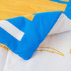 Northwest NFL Los Angeles Chargers Rotary Twin Bed in Bag Set