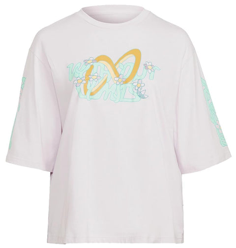 adidas Originals Women's Plus Always Original Oversized Tee, Almost Pink