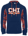 Zubaz NFL Men's Chicago Bears Elevated Hoodie With Camo Lines