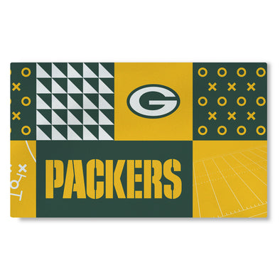 Northwest NFL Green Bay Packers Colorblock Washable Area Living Rug, 36" X 60"