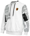 FISLL NBA Men's Cleveland Cavaliers Breaking News Newspaper Print Hoodie, White