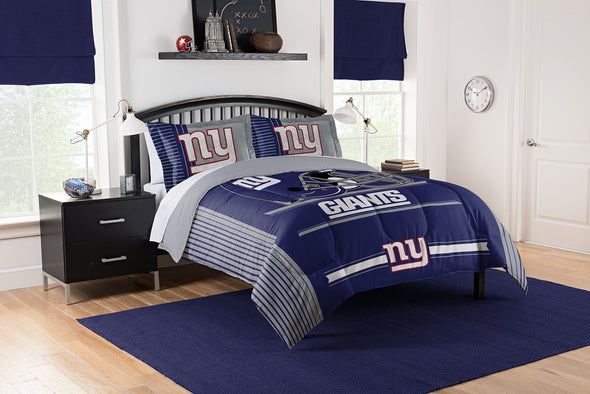 Northwest NFL New York Giants Safety Twin Comforter and Sham Set